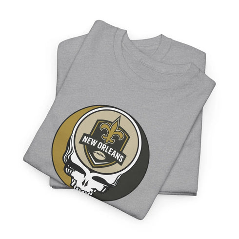 Grateful Dead - New Orleans Saints Stealie Grateful Dead Steal Your Face T-Shirt - NFL - StealieShop